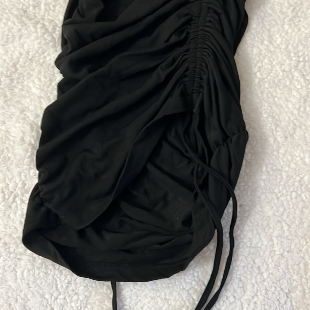SHEIN Drawstring Ruched Dress Size XS - Picture 2 of 5